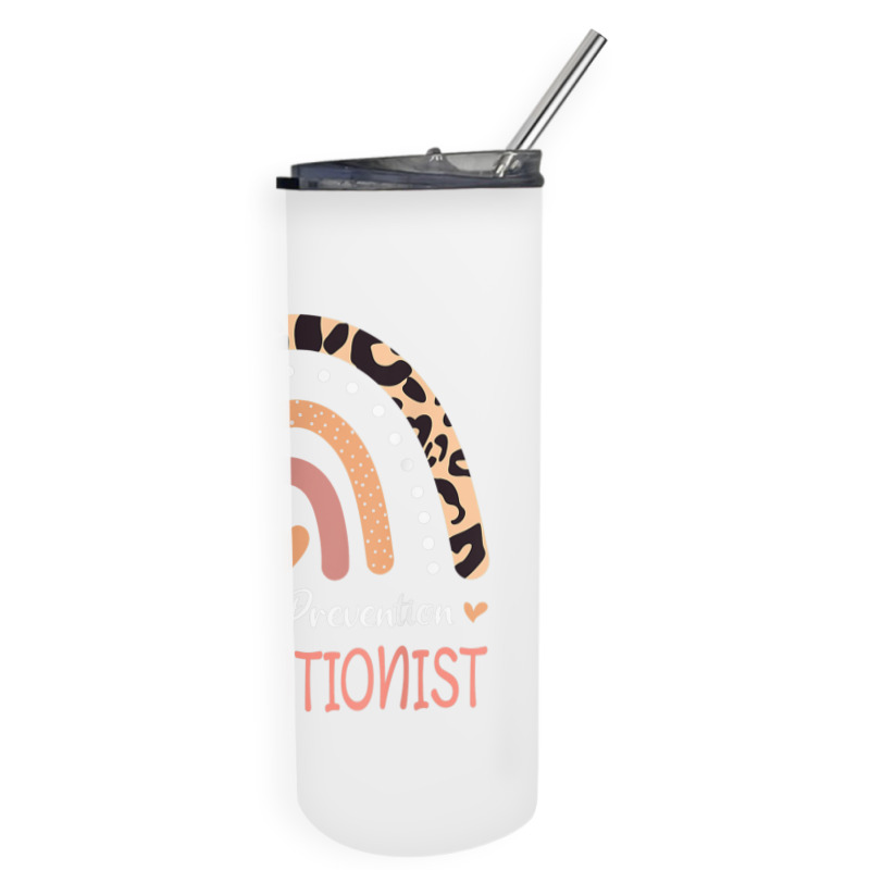 Infection Prevention Preventionist Leopard Rainbow T Shirt Skinny Tumbler | Artistshot