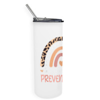 Infection Prevention Preventionist Leopard Rainbow T Shirt Skinny Tumbler | Artistshot