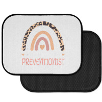 Infection Prevention Preventionist Leopard Rainbow T Shirt Rear Car Mat | Artistshot