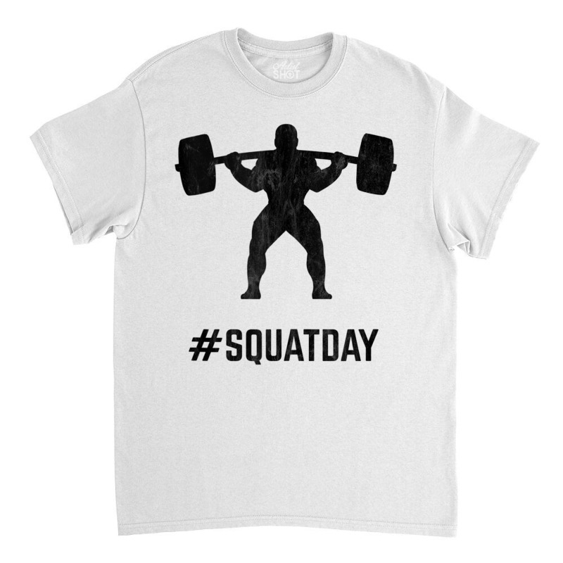 Cool Lifting Squat Squatting Vintage Gym Motivation Tank Top Classic T-shirt | Artistshot