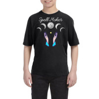 Spell Maker Pagan Witch Moon Phases Halloween Youth Tee | Artistshot