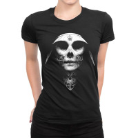 Dark Gothic Satanic Witchcraft Blackcraft Wicca   Halloween Tank Top Ladies Fitted T-shirt | Artistshot