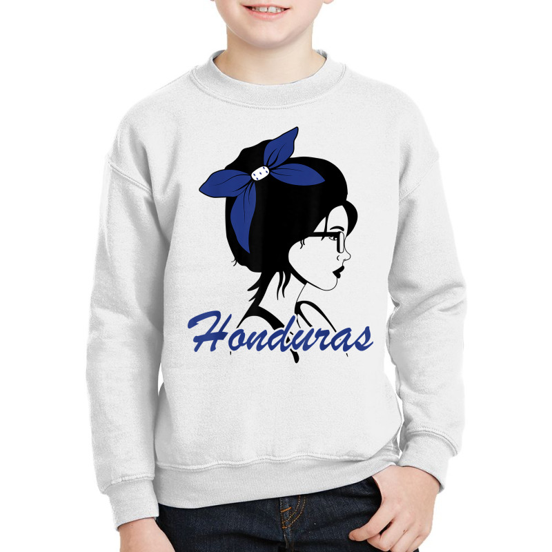 Honduras Girl Honduran Mujer Hondureña Flag T Shirt Youth Sweatshirt by cm-arts | Artistshot