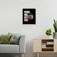 Viva Mexico, It's In My Dna Mexican Fingerprint Independance T Shirt Metal Print Vertical | Artistshot