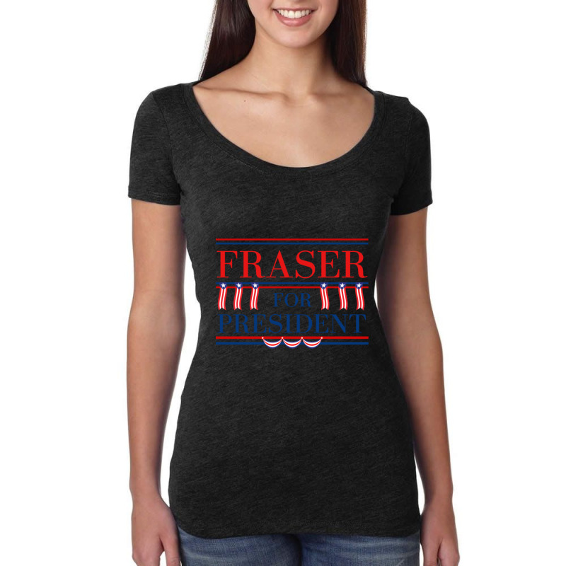 Jamie Fraser For President Women's Triblend Scoop T-shirt by Kosdapen517 | Artistshot