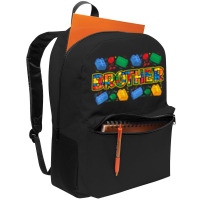 Brother Brick Builder Boy Master Builder Blocks Building Backpack | Artistshot