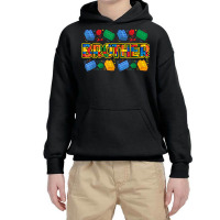 Brother Brick Builder Boy Master Builder Blocks Building Youth Hoodie | Artistshot