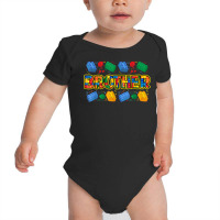 Brother Brick Builder Boy Master Builder Blocks Building Baby Bodysuit | Artistshot