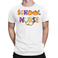 School Nurse Halloween Costume Registered Nurse Life Pumpkin T-shirt | Artistshot