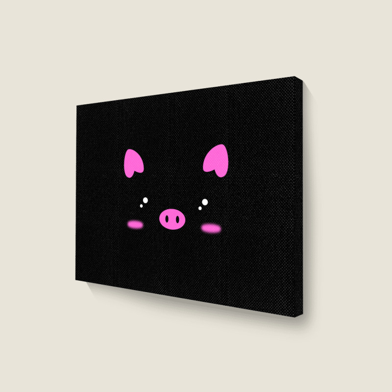 Pig Landscape Canvas Print | Artistshot