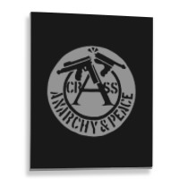 Crass - Anarchy And Peace Premium Metal Print Vertical | Artistshot