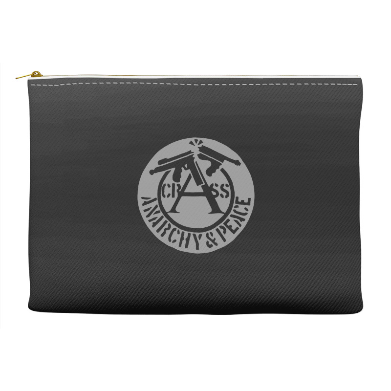 Crass - Anarchy And Peace Premium Accessory Pouches | Artistshot