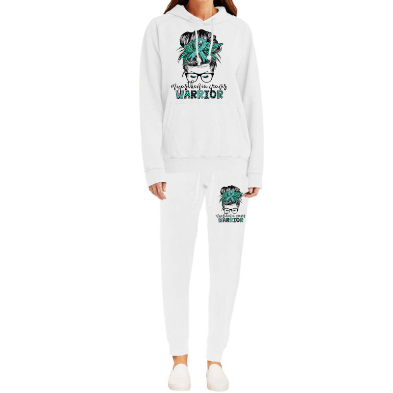 Myasthenia Gravis Warrior Mom Mg Awareness T Shirt Hoodie & Jogger Set | Artistshot