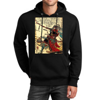 Samurai-warrior-poster-martial-arts-face-mask- Unisex Hoodie | Artistshot