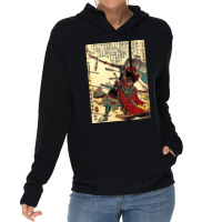 Samurai-warrior-poster-martial-arts-face-mask- Lightweight Hoodie | Artistshot