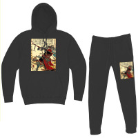 Samurai-warrior-poster-martial-arts-face-mask- Hoodie & Jogger Set | Artistshot