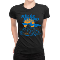 Mêlée Island (dark Variant) Ladies Fitted T-shirt | Artistshot