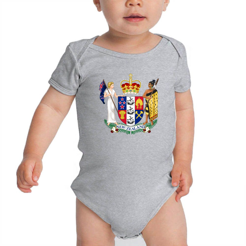 New Zealand Present Baby Bodysuit | Artistshot