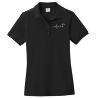 Ladybug Heartbeat   Insectology Zoology Insect Beetle Lover T Shirt Ladies Polo Shirt | Artistshot