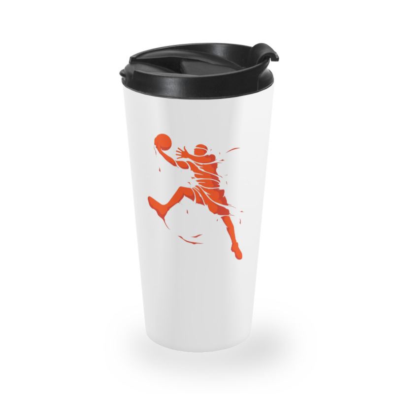 Basketball Player Splash Skill Travel Mug | Artistshot