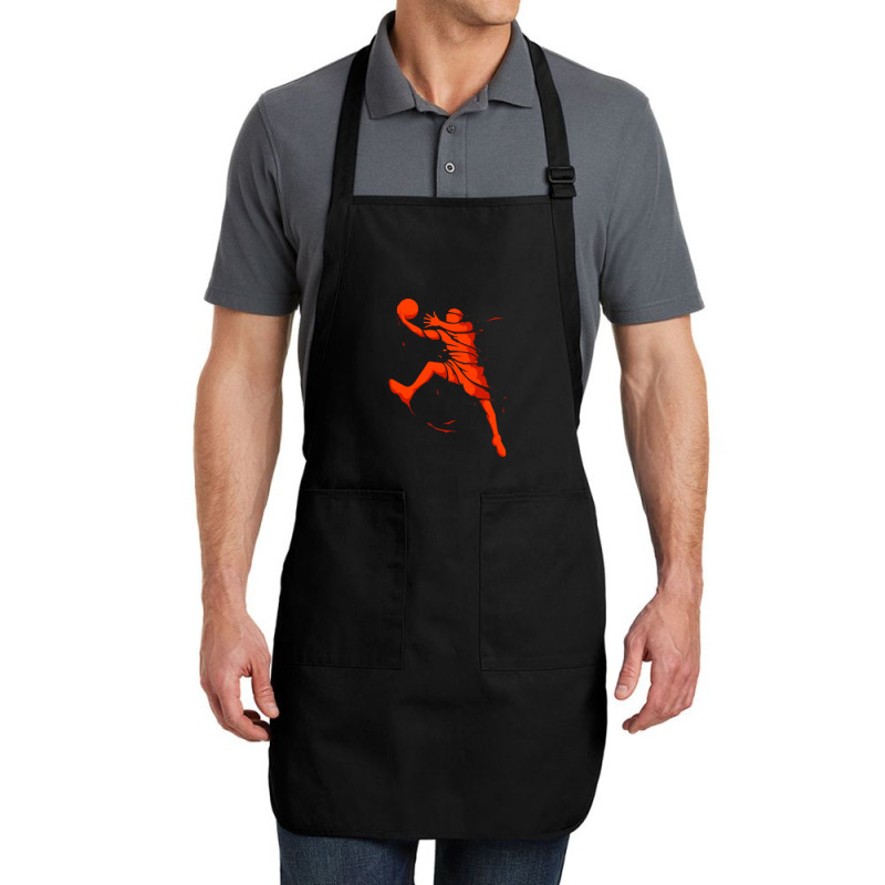 Basketball Player Splash Skill Full-length Apron | Artistshot