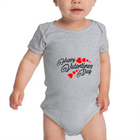 Happy Valentines Day Love Couple Baby Bodysuit | Artistshot