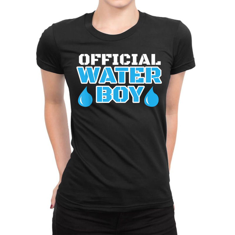 Hydration Specialist Waterboy Team Manager T Shirt Ladies Fitted T-Shirt by cm-arts | Artistshot