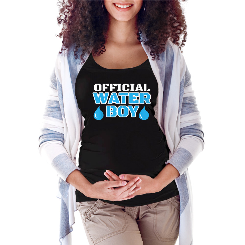 Hydration Specialist Waterboy Team Manager T Shirt Maternity Scoop Neck T-shirt by cm-arts | Artistshot