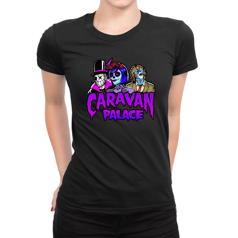 Caravan Palace Merch Ladies Fitted T-Shirt by Aaronnderouin | Artistshot