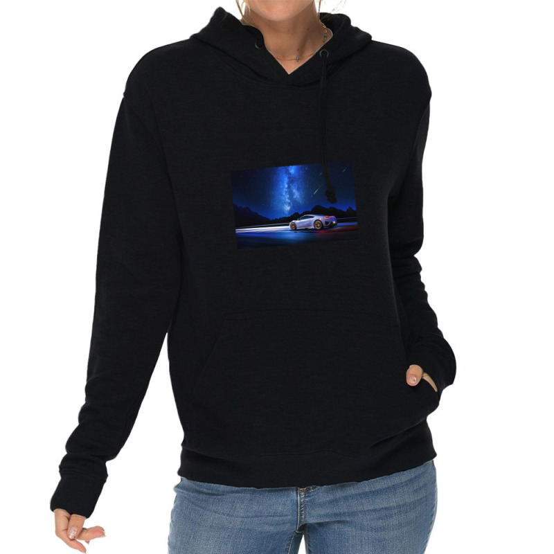 Supercar Milky Way Lightweight Hoodie by ShawnMochol | Artistshot