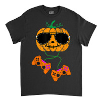 Halloween Jack O Lantern Video Gamer Boys Kids Men Halloween Classic T-shirt | Artistshot