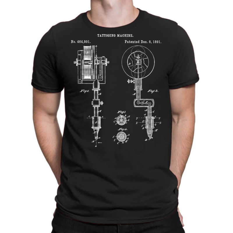 Vintage Tattoo Artist Gun Shirt   Inking Machine Drawing Tee T-shirt | Artistshot