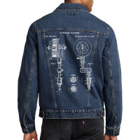 Vintage Tattoo Artist Gun Shirt   Inking Machine Drawing Tee Men Denim Jacket | Artistshot