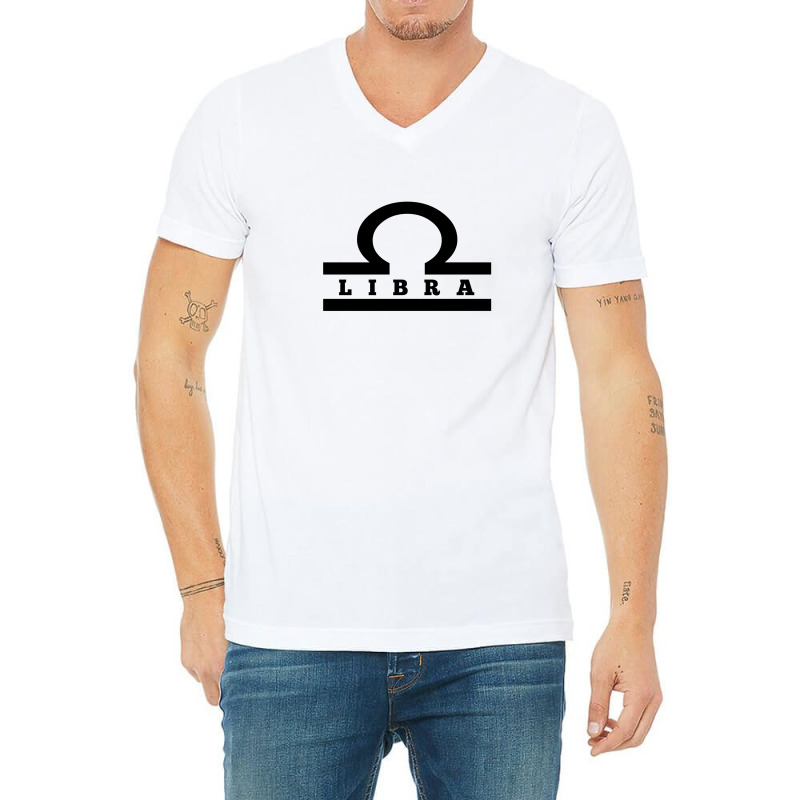 Zodiac Libra V-neck Tee | Artistshot