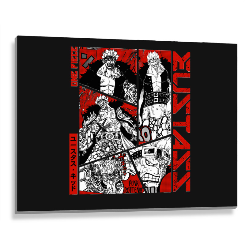 Eustass Kid Manga Panel Metal Print Horizontal | Artistshot