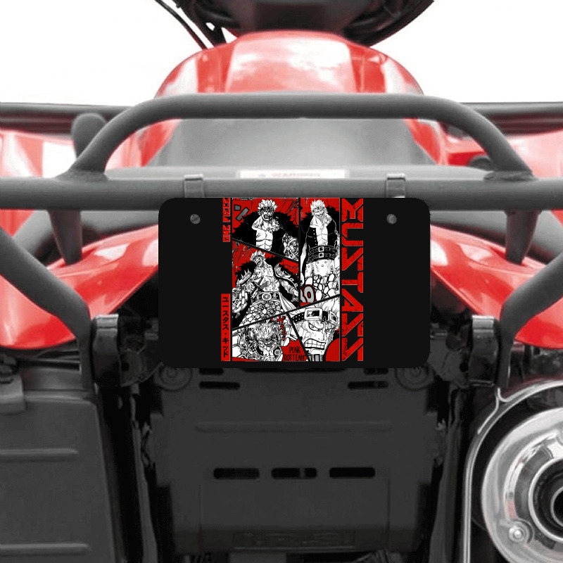 Eustass Kid Manga Panel Atv License Plate | Artistshot