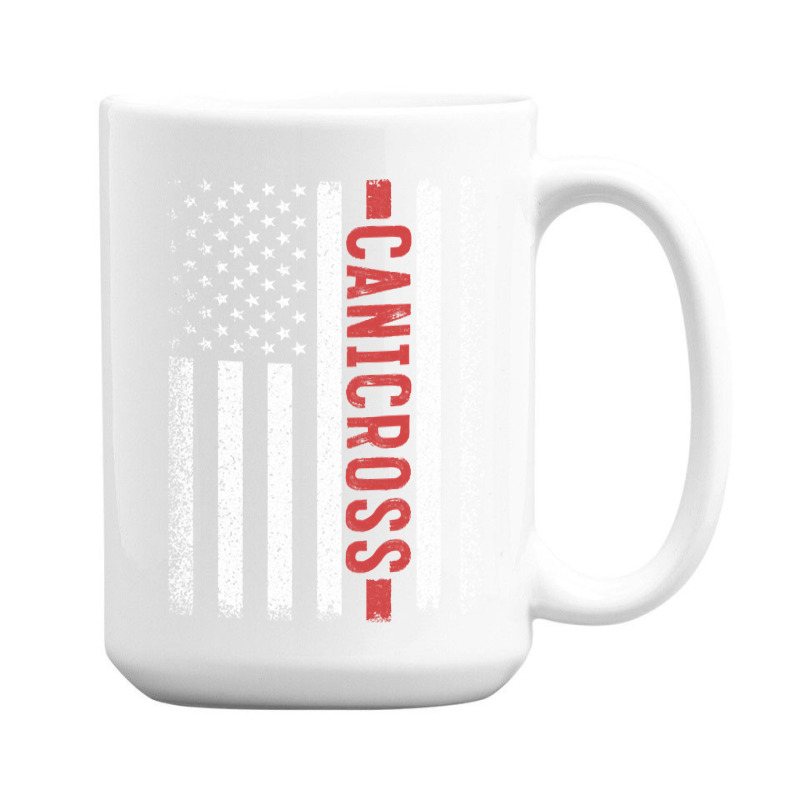 Canicross American Flag, Canicross American Flag Art, Canicross Americ 15 Oz Coffee Mug | Artistshot