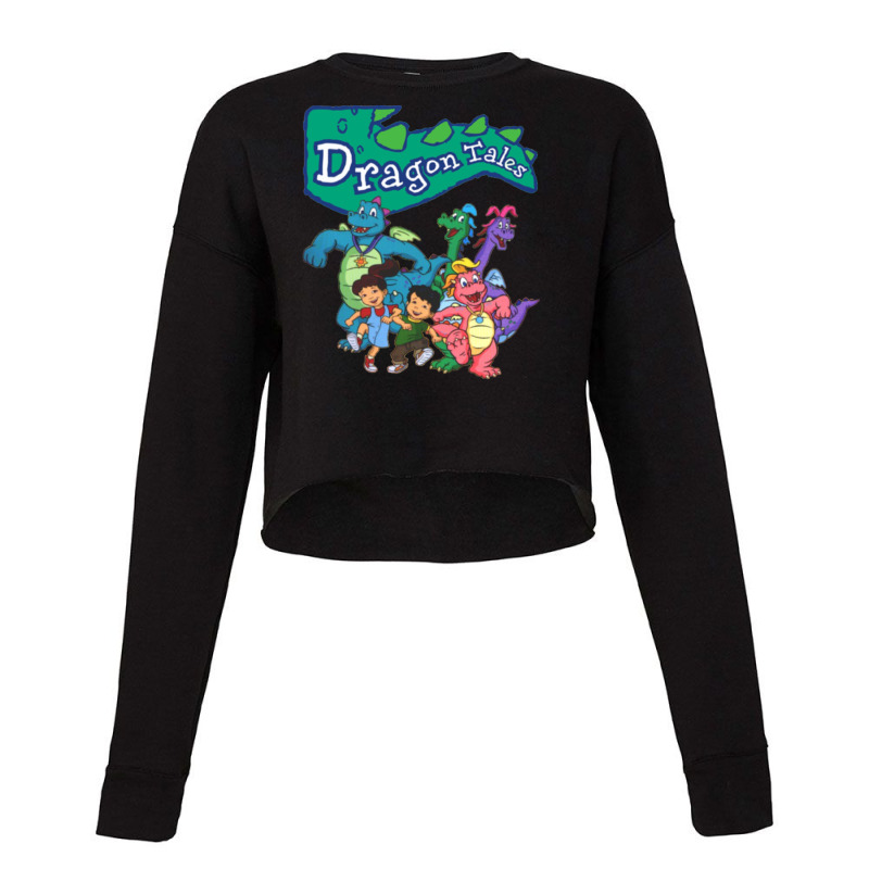 Dragon Tales Graphic Cropped Sweater by cm-arts | Artistshot