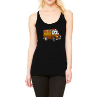 Sheriff Mini Van Cartoon Racerback Tank | Artistshot