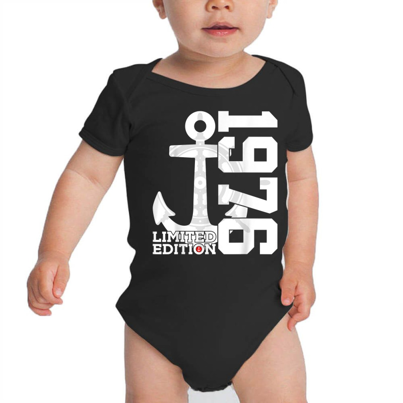 46 Year Capacity 1976 Limited Edition Sailor 46th Birthday T Shirt Baby Bodysuit by cm-arts | Artistshot