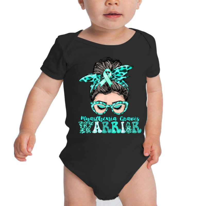 Women Myasthenia Gravis Warrior Gifts Baby Bodysuit | Artistshot