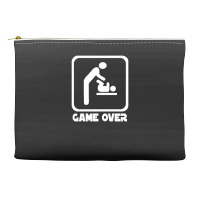 Game Over Daddy Funny Accessory Pouches | Artistshot