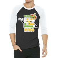 Wordle King Daily Word Game Wordle Kawaii 3/4 Sleeve Shirt | Artistshot