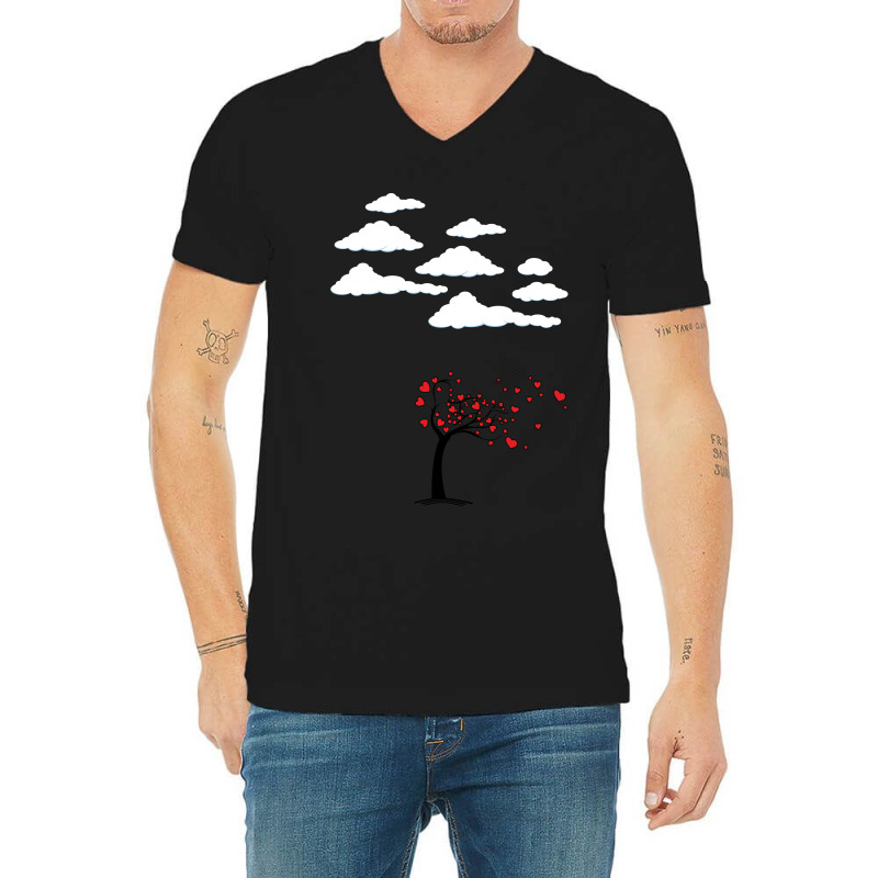 Heart Tree V-neck Tee | Artistshot