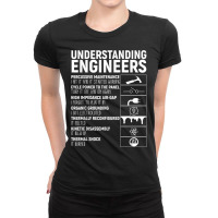 Understanding Engineers Funny Mechanical Engineering Ladies Fitted T-shirt | Artistshot