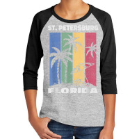 St. Petersburg Souvenir   Florida Reminder Youth 3/4 Sleeve | Artistshot