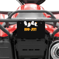 Halloween T  Shirt Boo  Jee! Ghosts Halloween 873873 Atv License Plate | Artistshot