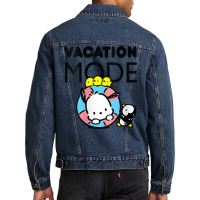 Womens Pochacco Vacation Mode V Neck T Shirt Men Denim Jacket | Artistshot