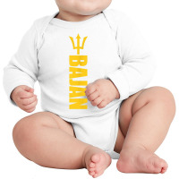 Graphic Bajan Tridents Apparel Vertical Flag Of Barbados Tank Top Long Sleeve Baby Bodysuit | Artistshot