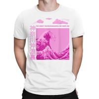 Big Wavy Pink Color Graphic T Shirt T-shirt | Artistshot